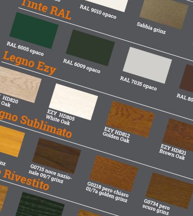 fortinfissi serramenti in alluminio colori