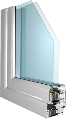 Serramenti in Alluminio Serie A70TT fortinfissi - Innovative Certezze.
