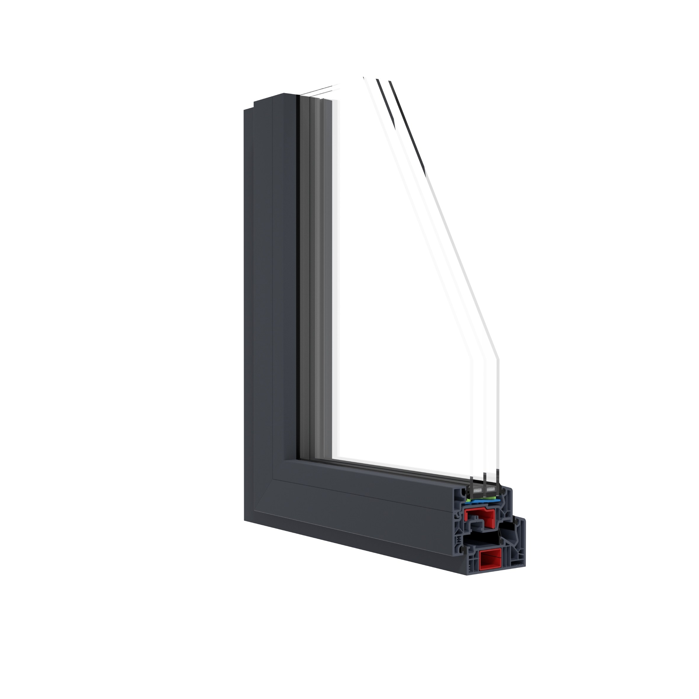 serramenti in pvc fortinfissi serie M82 Ultraluce